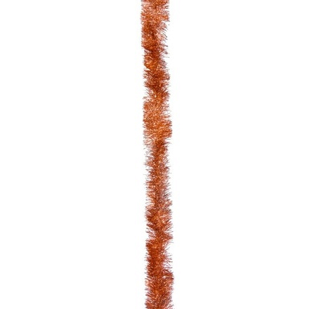 Three Kings Premium Rose Gold Tinsel Christmas Garland, 2m x 7.5cm - Image