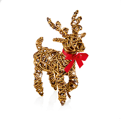 Premier Outdoor Walking Reindeer 40 Warm White LED Christmas Decoration, 35cm - Image