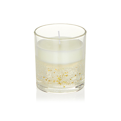 Premier Whisky Candle with Gold Star Glitter, 9cm - Image