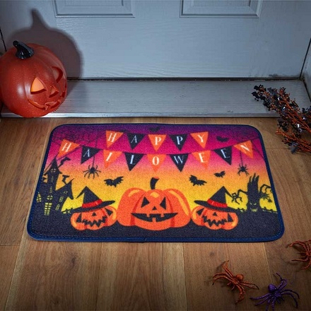 Smart Garden Happy Halloween Washable Doormat, 40 x 60cm - Image