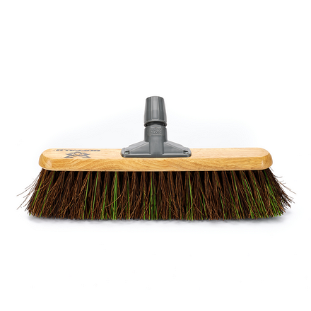 Buffalo Stiff Bassine Mix Outdoor Platform Broom Head, 18in - Image