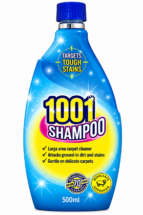 1001 Carpet Shampoo Deep Cleaning Stain Remover 500ml - Image