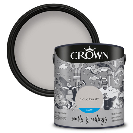 Crown Cloud Burst 2.5L Matt Emulsion - Image