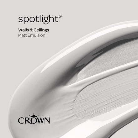 5089738 - Crown - Walls and Ceilings - Matt Emulsion - spotlight - 2.5L - S6