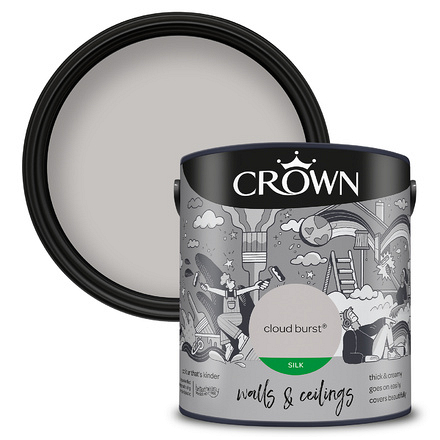 Crown Cloud Burst 2.5L Silk Emulsion