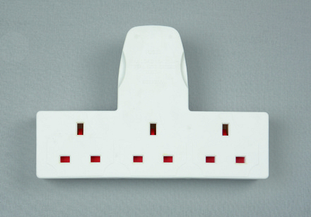 3 Way Flat Adaptor - Image