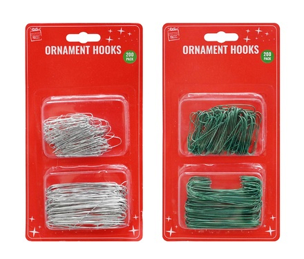 Bauble Hooks 200Pk UBL - Image