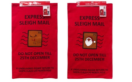 Jumbo Santa Sack 100x60cm UBL - Image