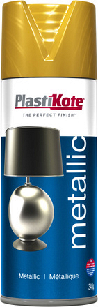 Plastikote Metallic Gold Spray Paint 400ml - Image