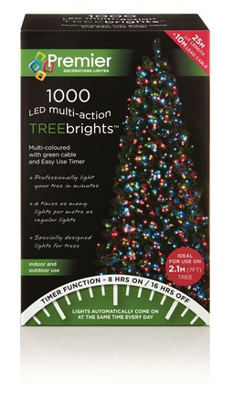 Premier Treebrights Multi-Coloured 1000 LED Multi-Action LV152008M - Image