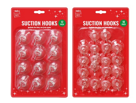 Suction Cup Light Hooks 2 Styles - Image