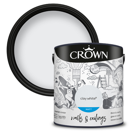 Crown Clay White 2.5L Matt Emulsion - Image