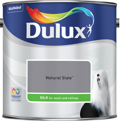 Dulux Natural Slate 2.5L Silk Emulsion - Image