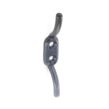 4in Cleat Hook Black S5150  110mm. - Image