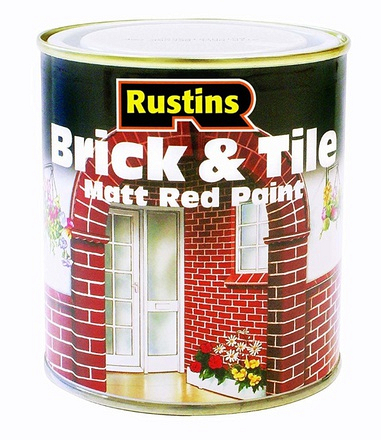 Rustins Brick & Tile Paint Red Matt 500ml
