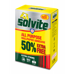 Solvite Wallpaper Paste Box 20 roll 50% Extra Free - Image