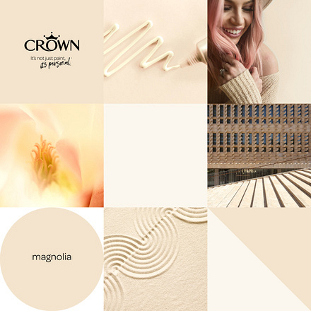 5022848 - Crown - Walls and Ceilings - Matt Emulsion - magnolia - 2.5L - S5