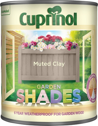 Cuprinol Garden Shades Paint Muted Clay 1L - Image