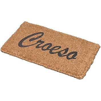 Croeso Welcome Mat PVC Backed 70x40cm - Image