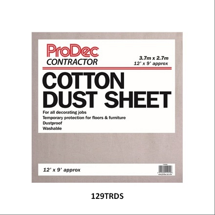 Rodo Cotton Dust Sheet Basic 12x9 - Image