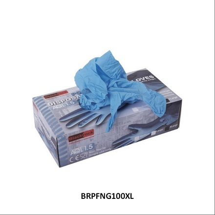 Rodo Blackrock Nitrile Glove Powder Free XL 100 Pack - Image
