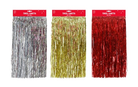Christmas Lametta Red/Silver/Gold UBL - Image