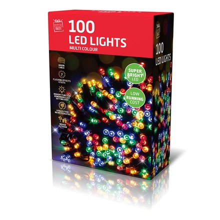 LED Chaser Light Multi Coloured 100 Pack - Image