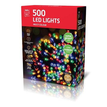 LED Chaser Lights Multi Coloured 500 Pack - Image