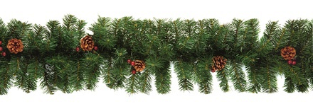 Premier Berry and Cones Garland Green 2.7m - Image