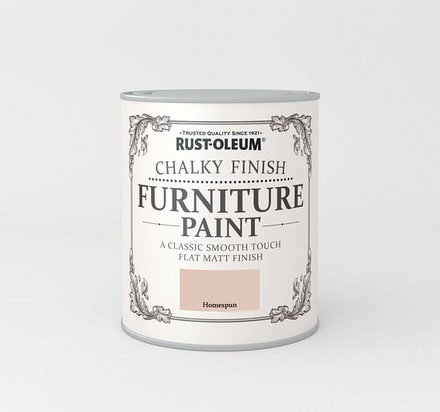 Rust-Oleum Chalk Furniture Paint Homespun 750ml - Image