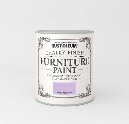Rust-Oleum Chalk Furniture Paint Violet Macaroon 750ml - Image