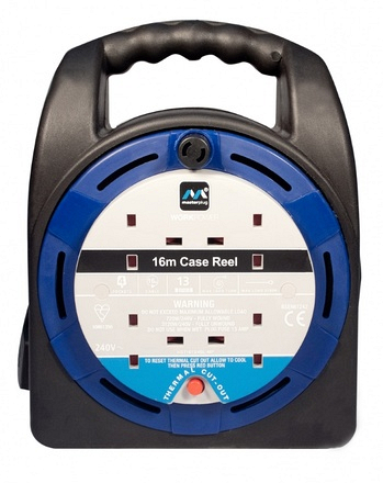 Masterplug Cable Reel 4 Gang 16m - Image