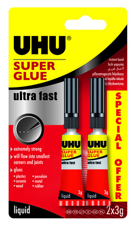 UHU 2x3g Super Glue - Image